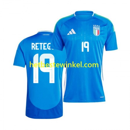 Italië Mateo Retegui 19 Voetbalshirts Thuis 2024